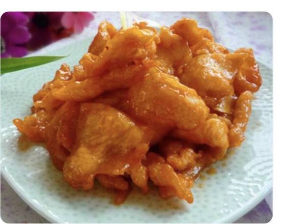 Lemon Chicken on Rice柠檬鸡盖饭